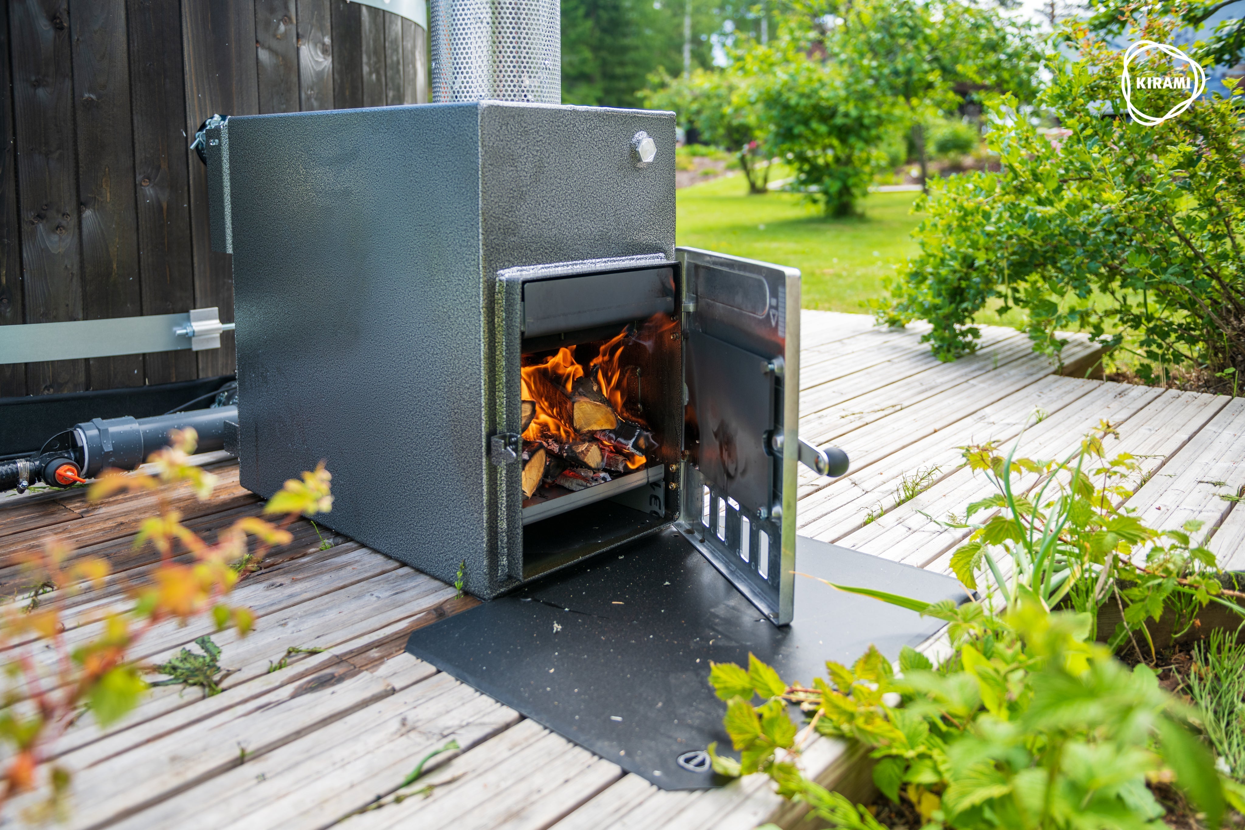 Holzofen für Badezuber