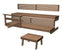 Harvia Sitzbank-Set | Formula 22 Espe / Erle / wärmebehandelte Espe | FO2200HA / FO2200LE / FO2200LHA