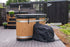 Kirami Premium Tiny S Flow | Hot Tub mit Elektroheizer und Massagesystem | 170 cm | für 2 Personen