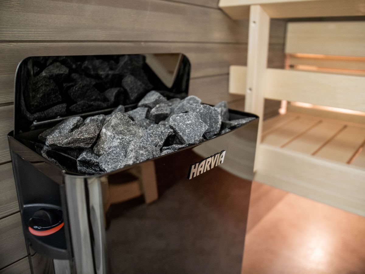 Harvia The Wall | Sauna Elektroofen integrierte Steuerung | 4.5 kW / 6 kW / 8 kW / 9 kW | SW45 / SW60  / SW80   / SW90