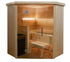 Harvia Variant View Corner | Innensauna Fichtenholz Bausatz | 163,5 x 163,5 x 202 cm (B/T/H) | S1616CV