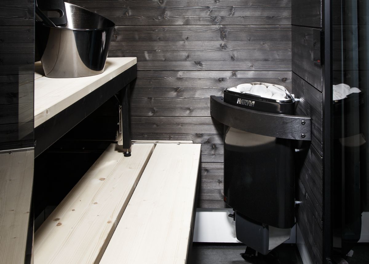 Harvia Delta E | Sauna Elektroofen benötigt externe Steuerung | 2.3 kW / 2.9 kW / 3.6 kW |HDE234M/HDE294M/HDE364M