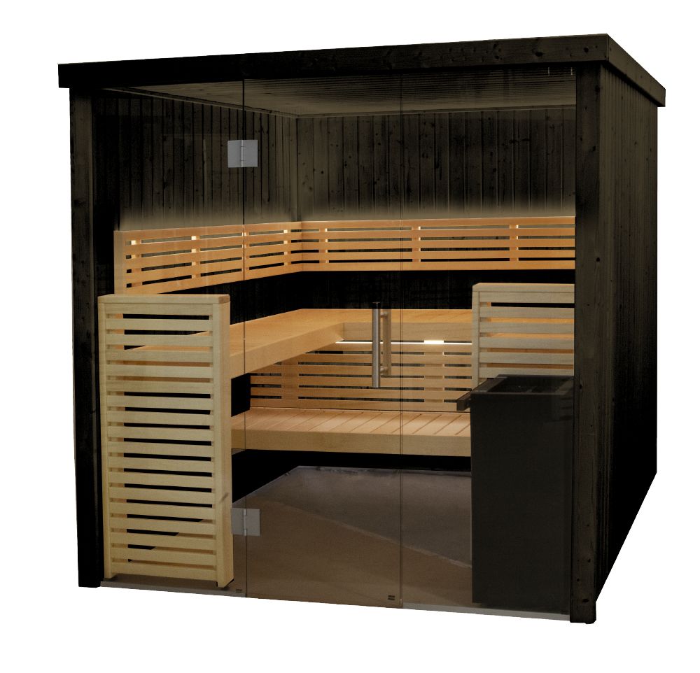 Harvia Fenix Sauna mit Formula |  Innensauna  Bausatz | SHF1620S / SHF2020S