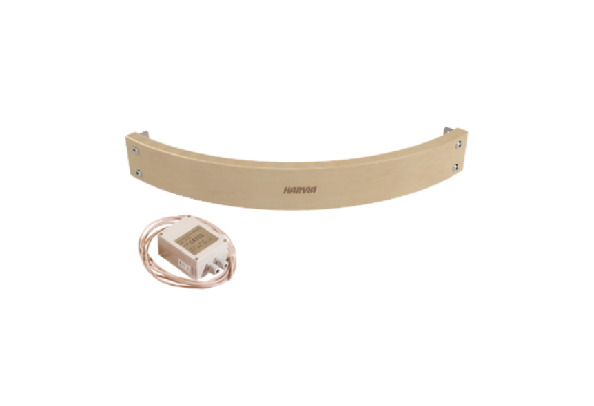 Safetyrailing Holz LED beleuchtet| Harvia GLOW Corner Elektroofen | HTRC3L
