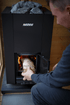 Harvia Lineair 18 Compact | Saunakachel hout complete set met BimSchV niveau 2 - inclusief schoorsteenset naar keuze &amp; 40 kg saunasteen | 14,3 kW