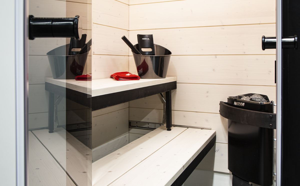 Harvia Delta | Sauna Elektroofen mit integrierter Steuerung | 2.3 kW / 2.9 kW / 3.6 kW | HD234M/HD294M/HD364M