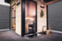 Harvia Legend Saunatür Black | Rahmen aus Aluminium oder Holz | Verschiedene Glasvarianten und Größen