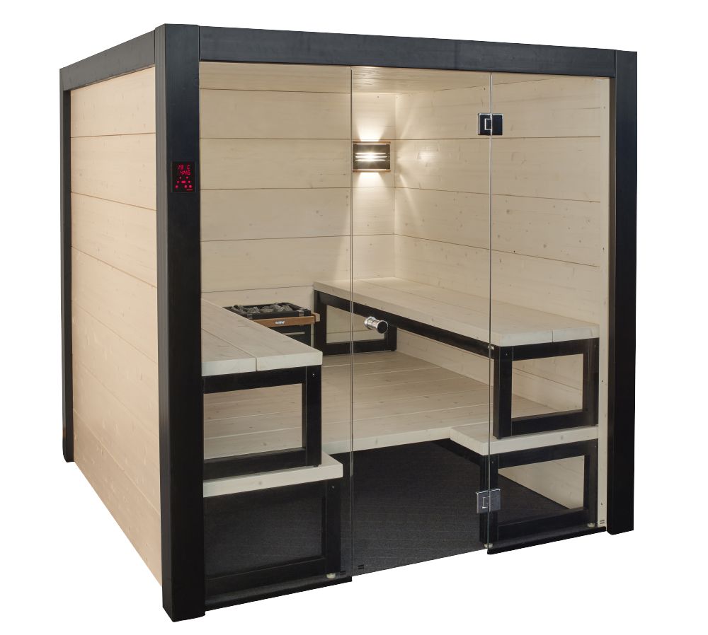 Harvia Solide | Binnensauna sparrenhout kit | S2119LD / S2122LD / S2125LD