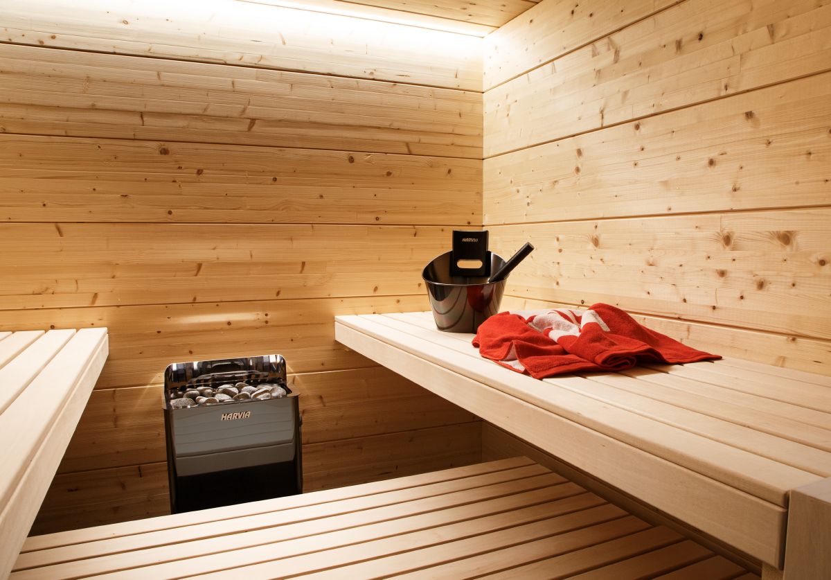 Harvia The Wall | Sauna Elektroofen integrierte Steuerung | 4.5 kW / 6 kW / 8 kW / 9 kW | SW45 / SW60  / SW80   / SW90