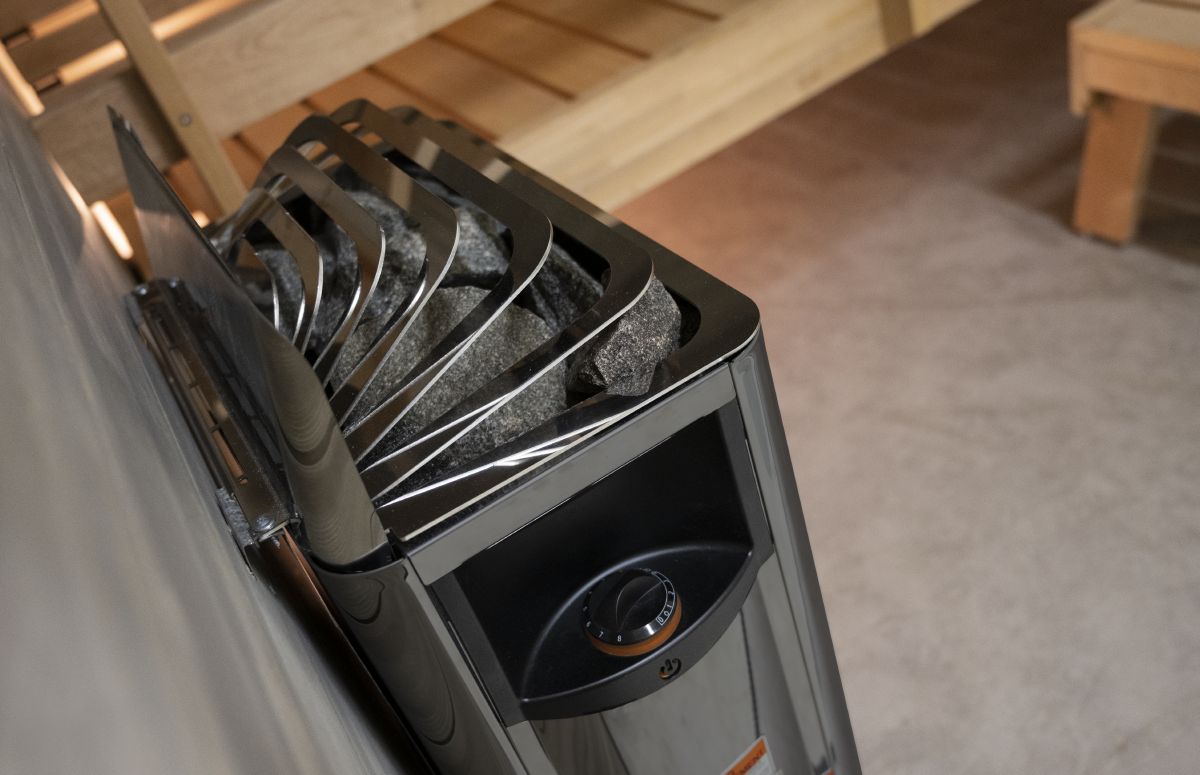 Harvia The Wall | Sauna Elektroofen integrierte Steuerung | 4.5 kW / 6 kW / 8 kW / 9 kW | SW45 / SW60  / SW80   / SW90