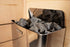 Harvia The Wall E | Elektro Saunaofen Set mit Harvia CX110 Bedienfeld + Saunasteine | 4.5 kW / 6 kW / 9 kW