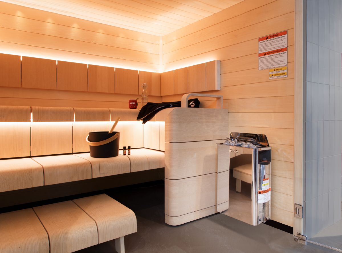Harvia The Wall | Sauna Elektroofen integrierte Steuerung | 4.5 kW / 6 kW / 8 kW / 9 kW | SW45 / SW60 / SW80 / SW90