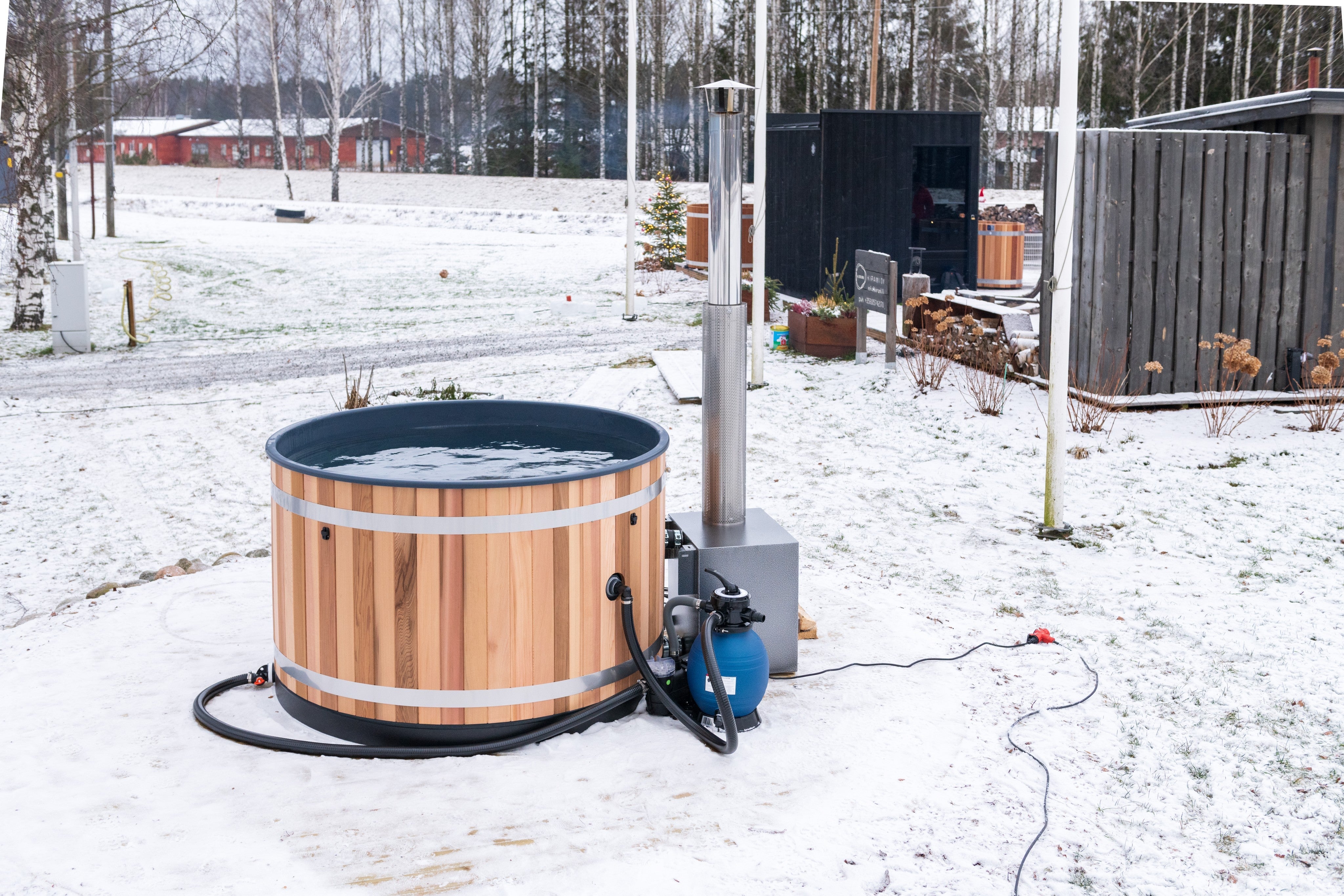 Kirami Sandfilteranlage  / Filterbälle MF250 | Vormontiert im Fass oder Selbstbausatz | mit oder ohne Anschlussset