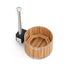 Kirami Premium Woody M | Badefassset mit Holzofen | 170 cm / 35 kW