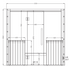 Harvia Olympus | Binnensauna sparrenhout kit | 212 x 204 x 206 cm (B/D/H) | 4020830