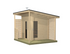 Harvia Solide Compact | Außensauna Fichtenholz Bausatz | 283,5 x 321 x 270 cm | SLDC01PS