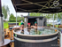 Kirami Annex Family L | Hot Tub mit leistungsstarken Holzofen | Ø 200 cm | für 6-8 Personen