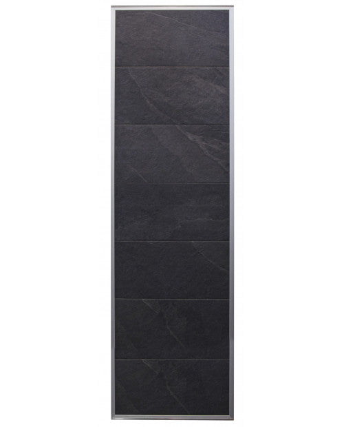 Harvia Steinwand 634 x 18 x 1824mm - Schwarzer / Grauer Rahmen | SACSW002 / SACSW002M