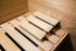 Harvia Family Infra Grote Complete Set | Binnensauna-kit van sparrenhout | 196 x 189 x 204 cm (B/D/H)
