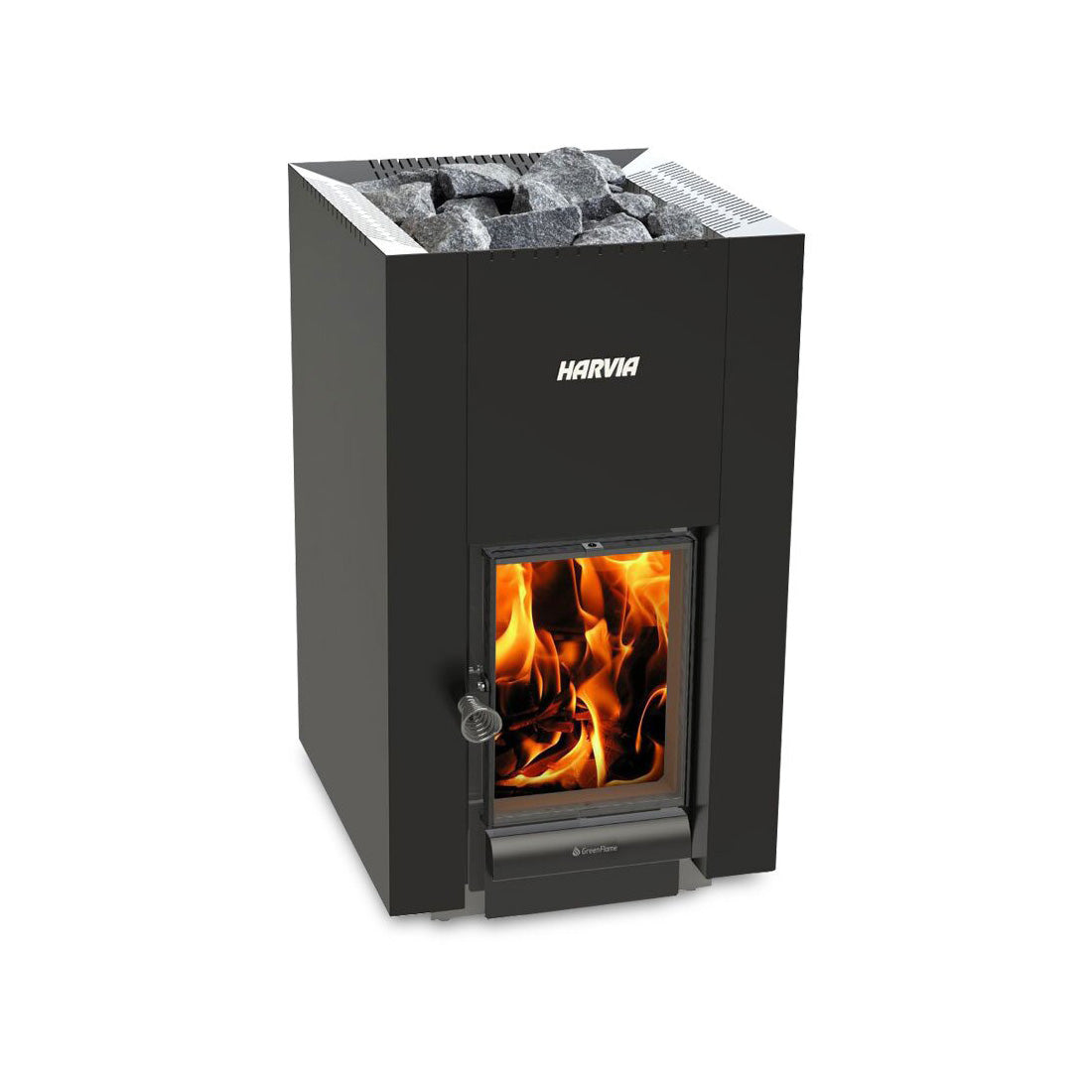 Harvia Lineair 22 Groene Vlam | Saunakachel hout | 15,7 kW | WKLI22GM