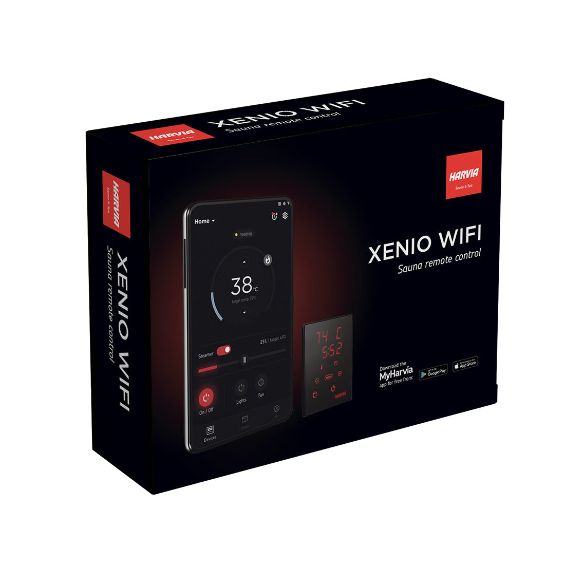 Harvia Xenio CX001 | Saunabediening WIFI (compatibel met Harvia XE-modellen, CX110C en CX170) | CX001WIFI