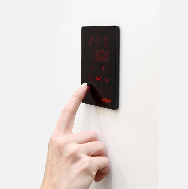 Harvia Glow Corner E | Sauna Elektroofen benötigt externe Steuerung | 6.8 kW / 9 kW | TRC70E / TRC90E