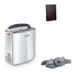 Harvia Vega E | Elektro Saunaofen Set mit Harvia CX110 Bedienfeld + 20 kg Saunasteine | 4,5 kW / 6 kW / 9 kW