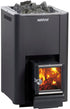 Harvia 20 Pro SL | Saunakachel hout complete set voldoet aan BimSchV niveau 2 inclusief schoorsteenset &amp; 40 kg saunastenen | 14,3 kW