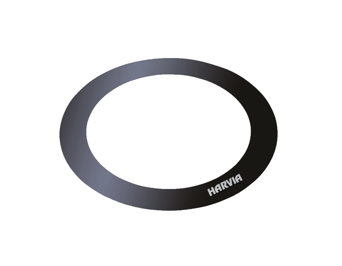 Harvia Cilindro Inbeddingsflens | Staal / Zwart staal | HPC1 / HPC1M