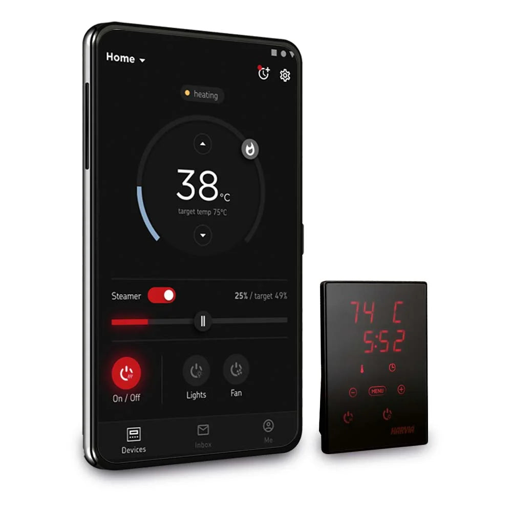 Harvia Legende Thuis XW | Sauna elektrische kachel met externe bediening inclusief WIFI | 6,8 kW / 10,8 kW | PO70XW / PO110XW